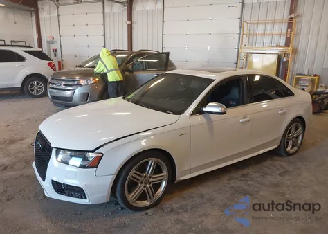 2013 Audi S4 3.0T Premium Plus from USA, damaged, VIN WAUBGAFL2DA161507